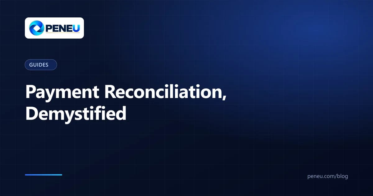 Cover illustration explaining payment reconciliation