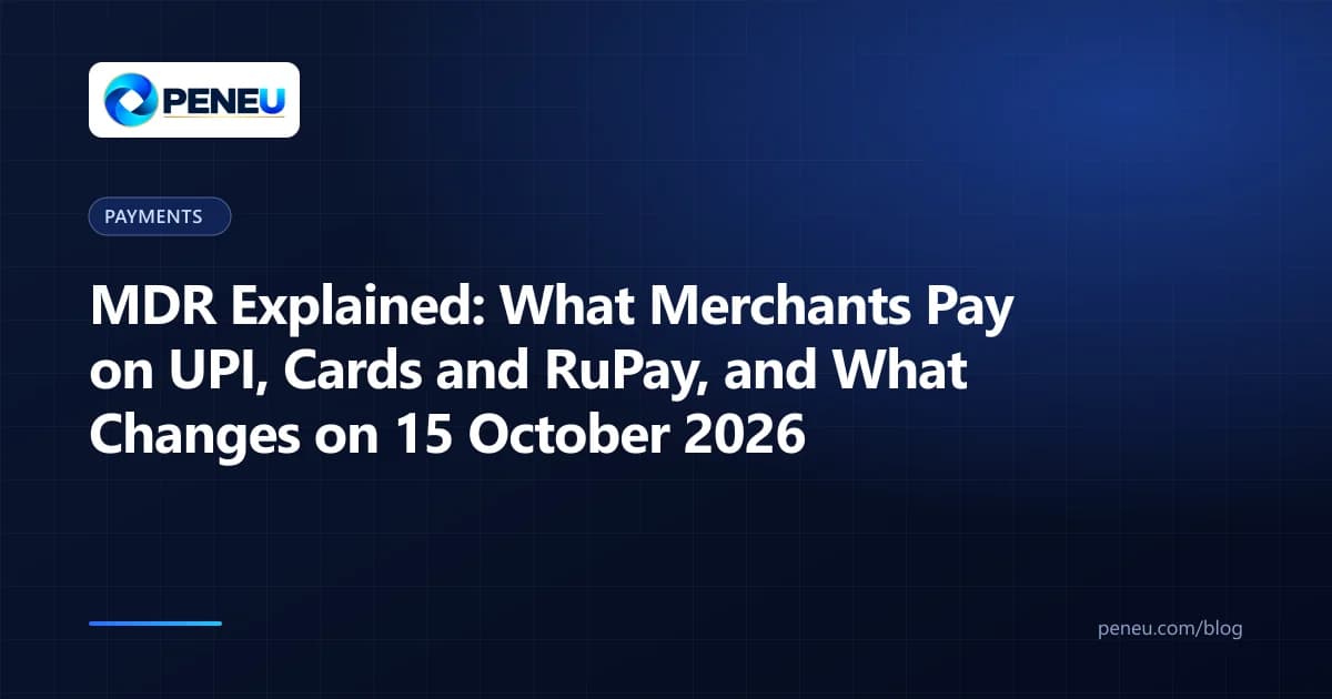Cover for an explainer on merchant discount rate across UPI, debit cards and credit cards in India